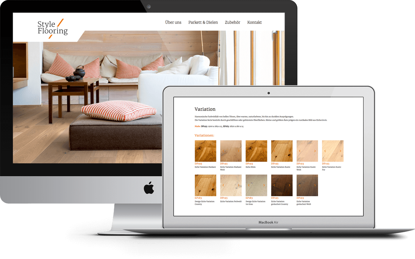 Style Flooring responsive webdesign